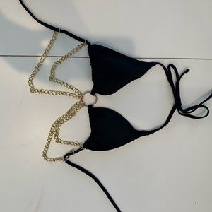 Chain bikini top